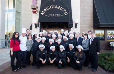 exterior group shot of chefs